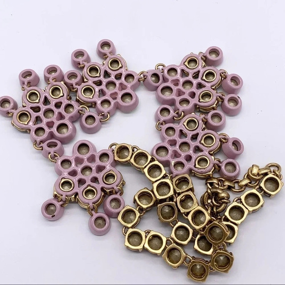 J. Crew AB Brulee & Emerald Green Crystal Necklace - Picture 8 of 8